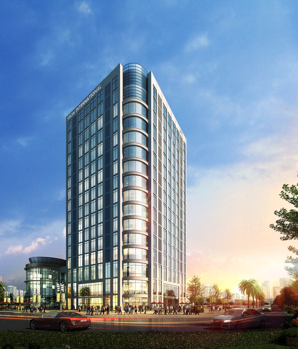 助力中小型企业渡过难关某产业园三万平方写字楼全年免租